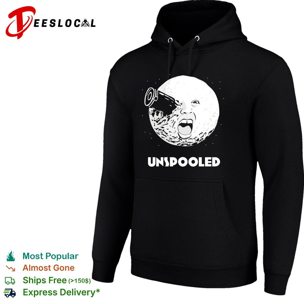 Unspooled A Trip to the Moon Georges Melies Iconic Cinema Film Movie Parody shirt Unisex