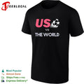 Us vs the world Champions League Soccer Ball logo shirt Unisex