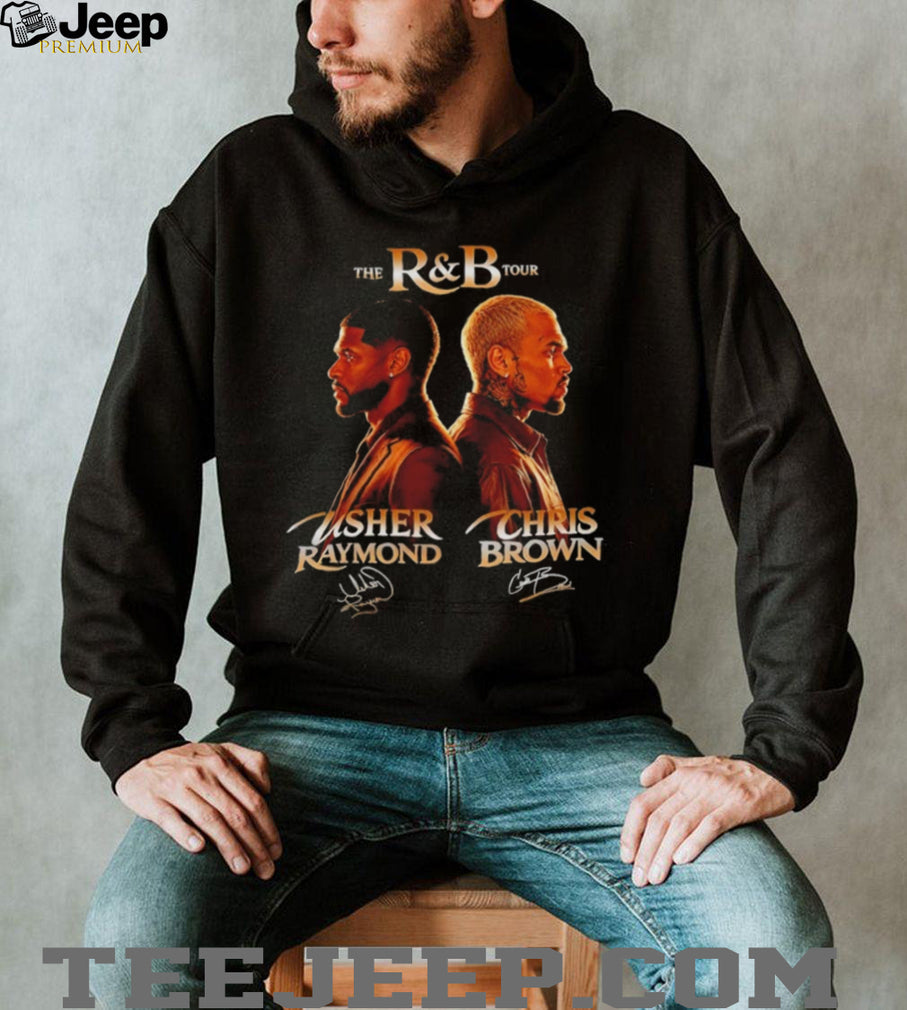 Usher Chris Brown Raymond and Brown R B Tour music shirt