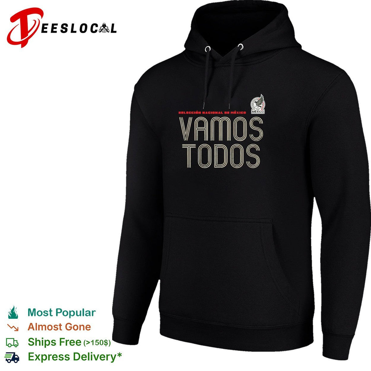 Vamos todos Mexico Seleccion Nacional dark minimal shirt Unisex