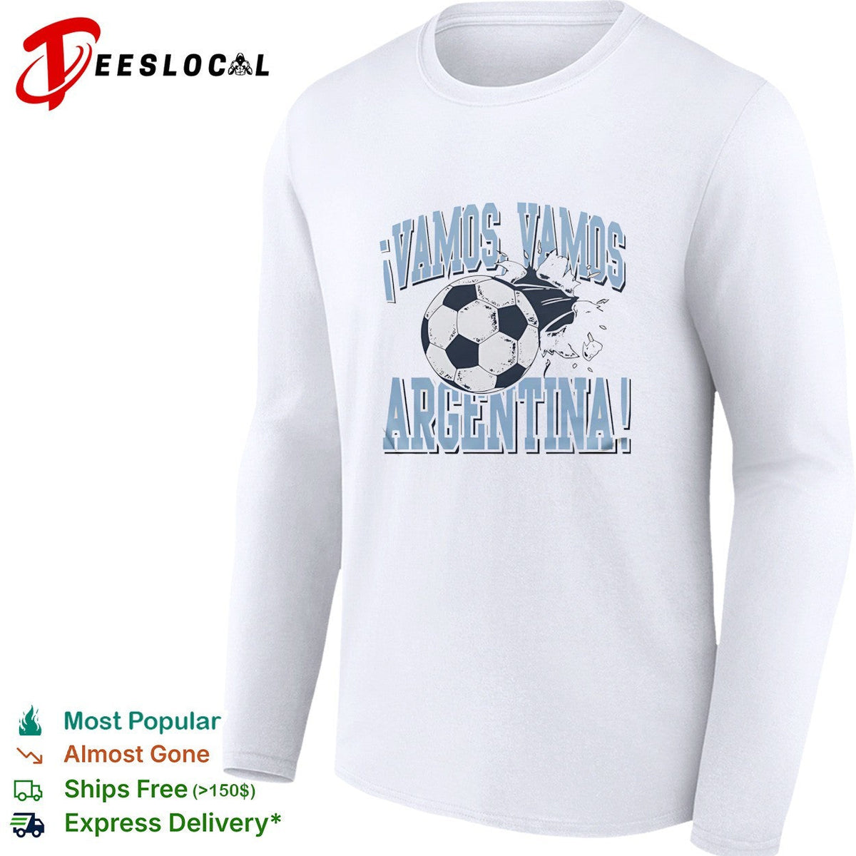 Vamos vamos Argentina soccer ball shirt Unisex