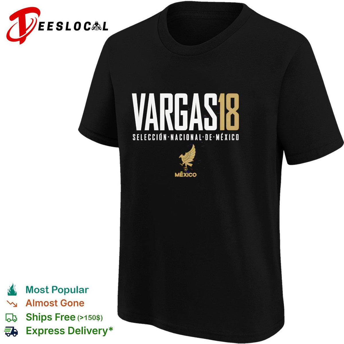 Vargas 18 Mexico Seleccion Nacional de Mexico shirt Unisex