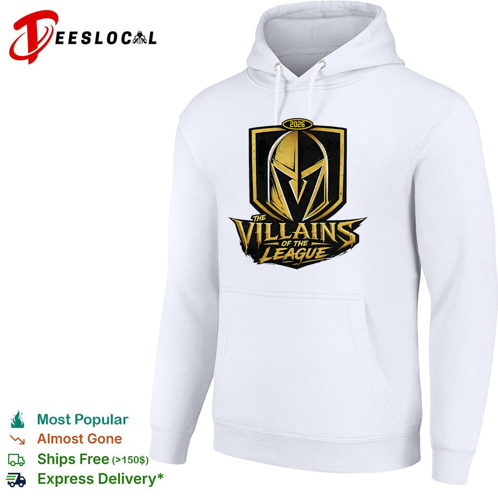 Vegas Golden Knights 2026 the villains of the league helmet shirt Unisex