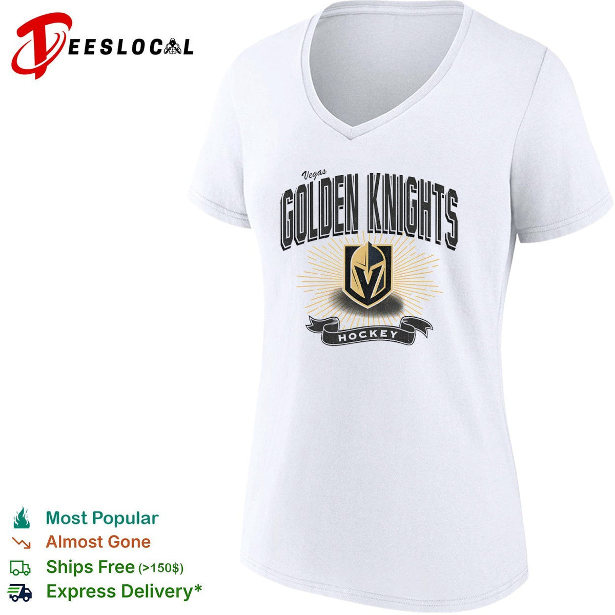 Vegas Golden Knights Hockey Logo Team Sport National Hockey League shirt Unisex