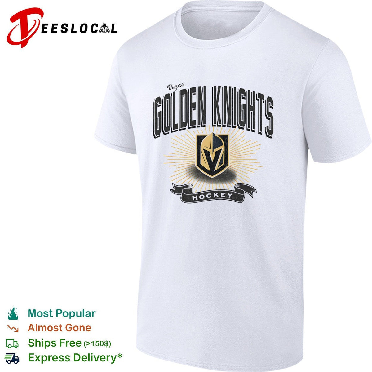 Vegas Golden Knights Hockey Logo Team Sport National Hockey League shirt Unisex