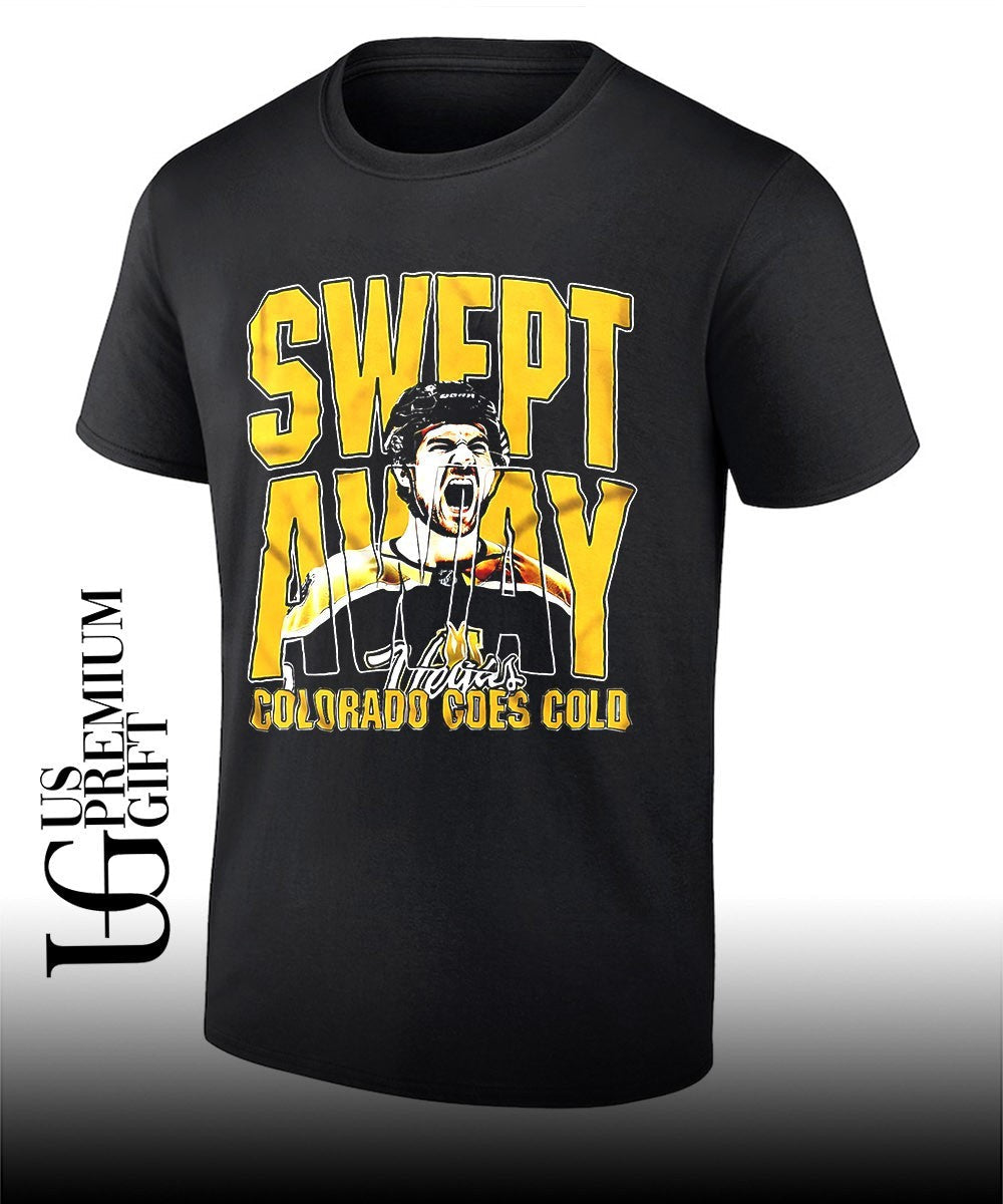 Vegas Golden Knights Stanley Cup Playoffs NHL Swept Away Vegas Colorado goes cold shirt Unisex