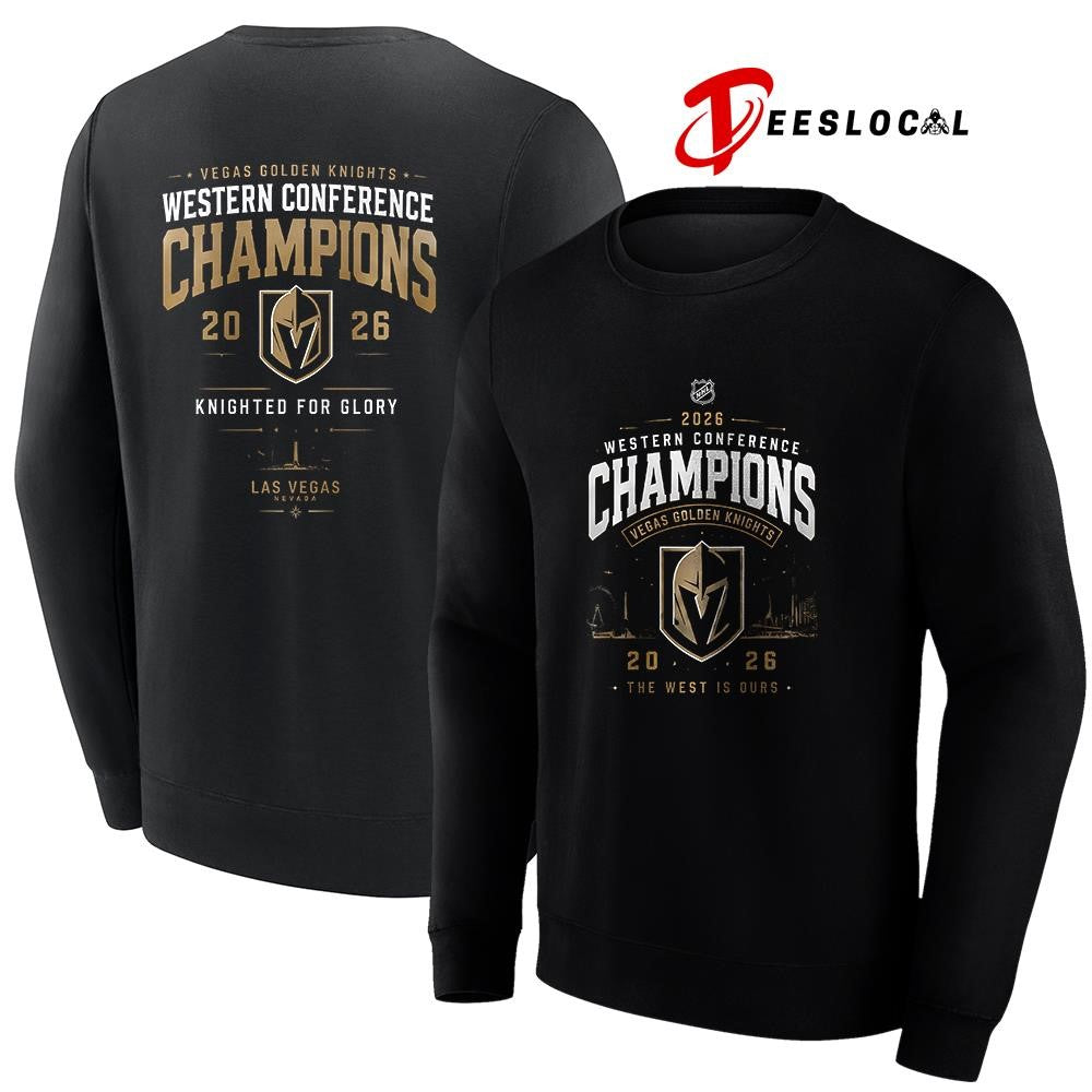 Vegas Golden Knights Western Conference champions Knighted for glory shirt Unisex