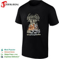 Vergeltungswaffen V2 Rocket Skull Metal Band Logo Black Heavy Metal Concert shirt Unisex