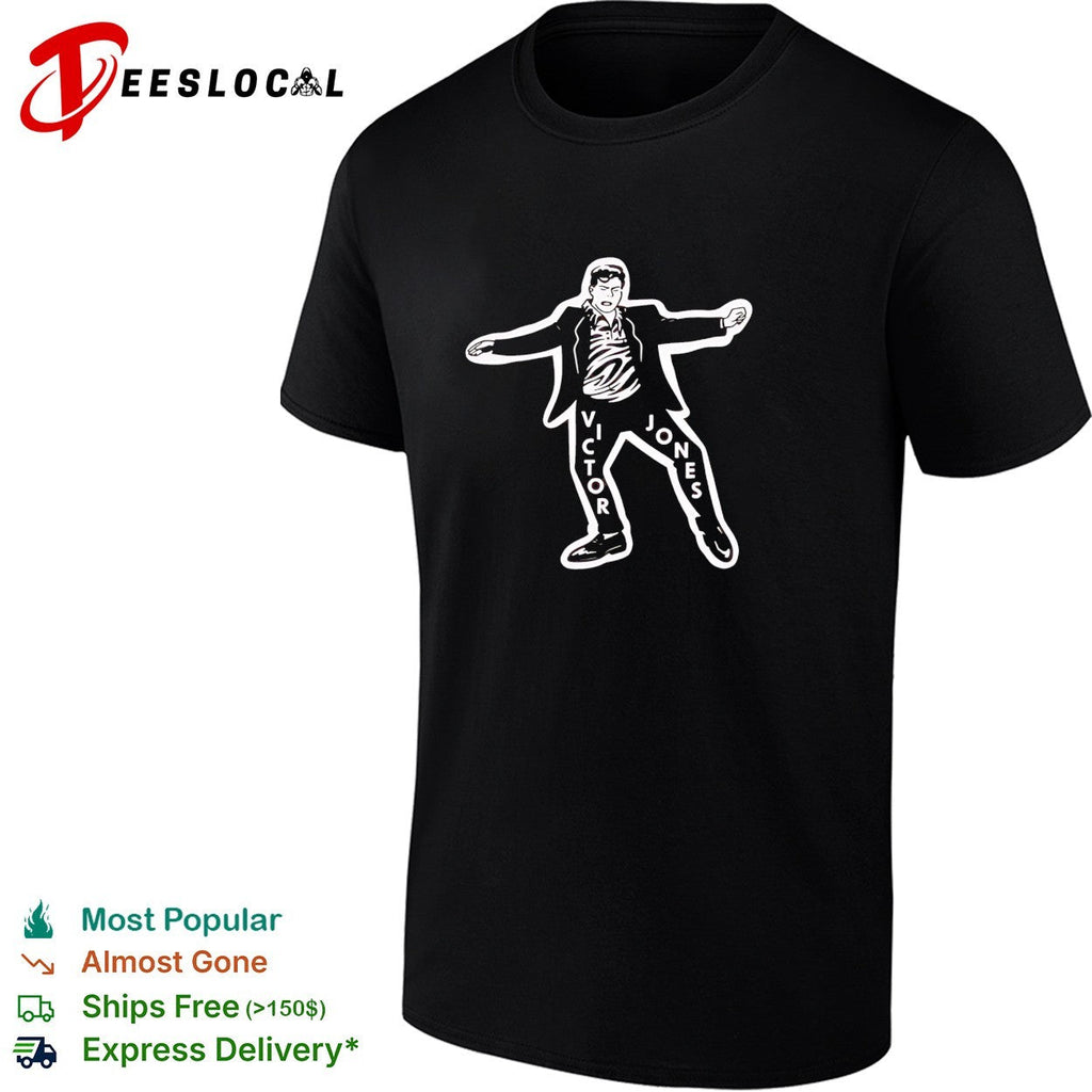 Victor Jones Seinfeld Kramer entrance pop culture parody character artistic shirt Unisex