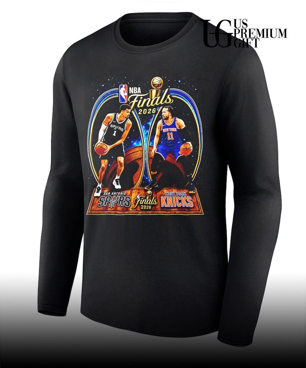 Victor Wembanyama Jalen Brunson Spurs Knicks NBA Finals 2026 shirt Unisex
