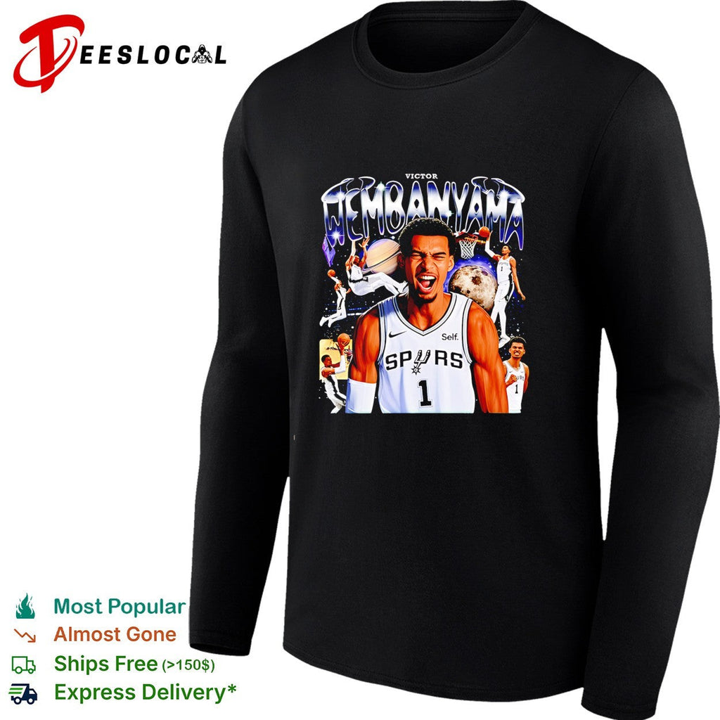 Victor Wembanyama San Antonio Spurs Alien Vintage Bootleg Graphic Finals 2026 shirt Unisex
