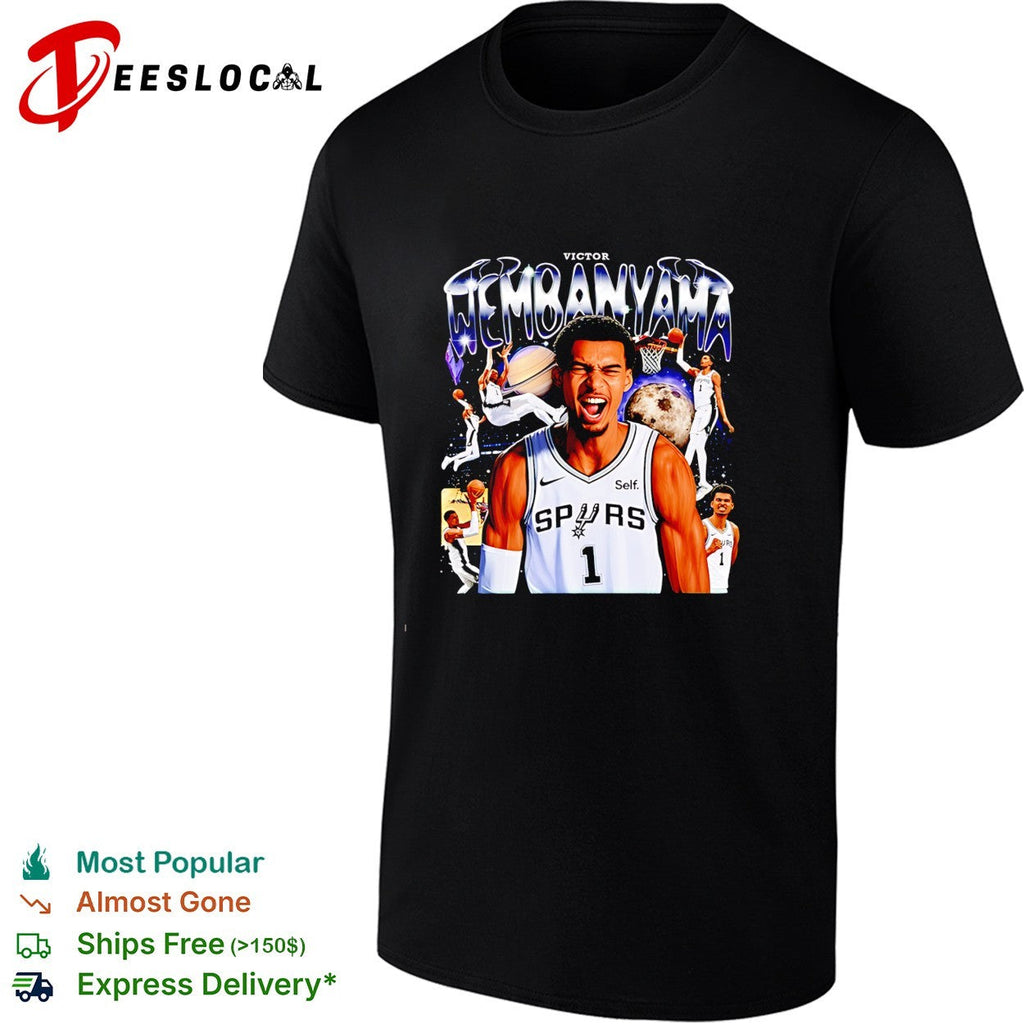 Victor Wembanyama San Antonio Spurs Alien Vintage Bootleg Graphic Finals 2026 shirt Unisex
