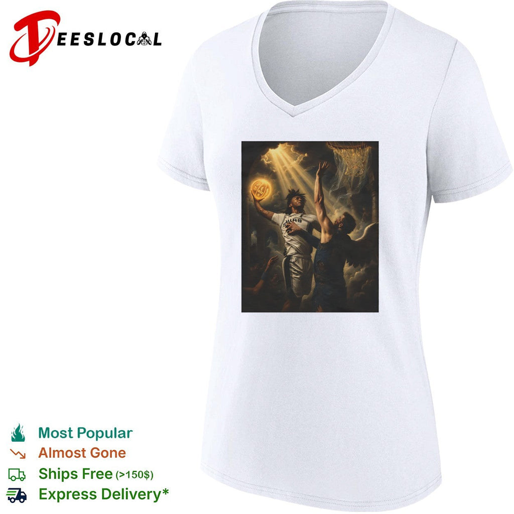 Victor Wembanyama San Antonio Spurs NBA Renaissance Painting Basketball Art shirt Unisex