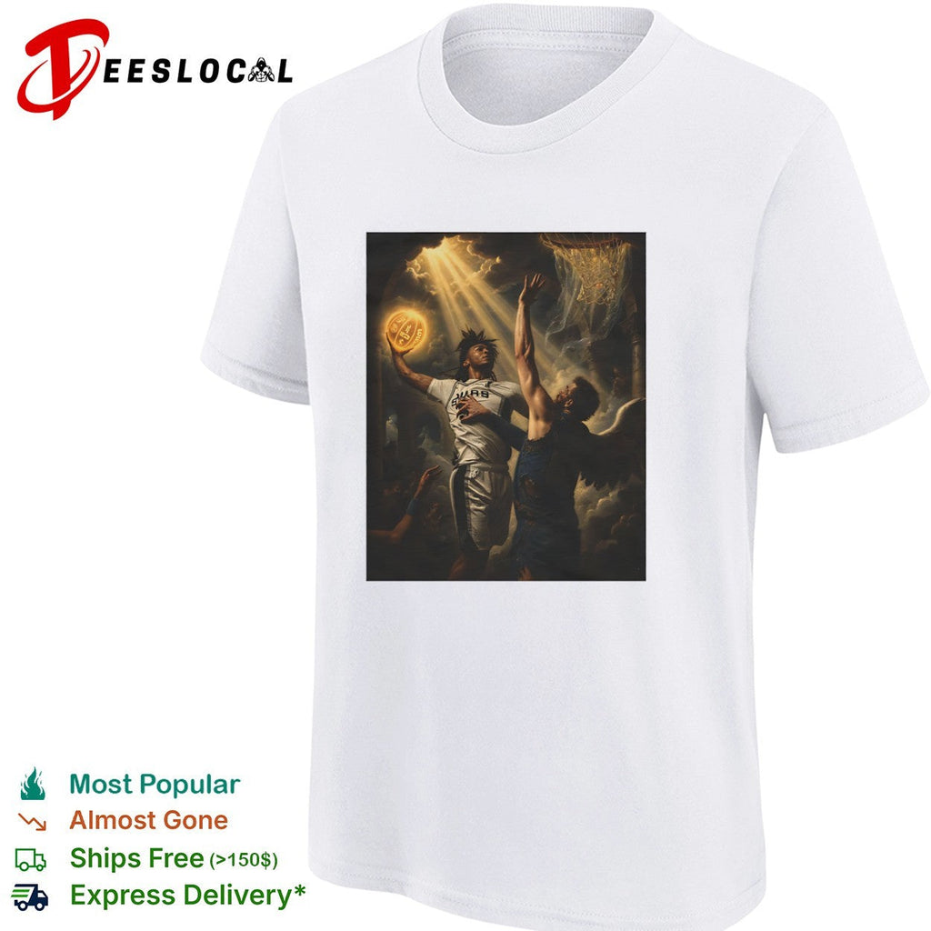 Victor Wembanyama San Antonio Spurs NBA Renaissance Painting Basketball Art shirt Unisex