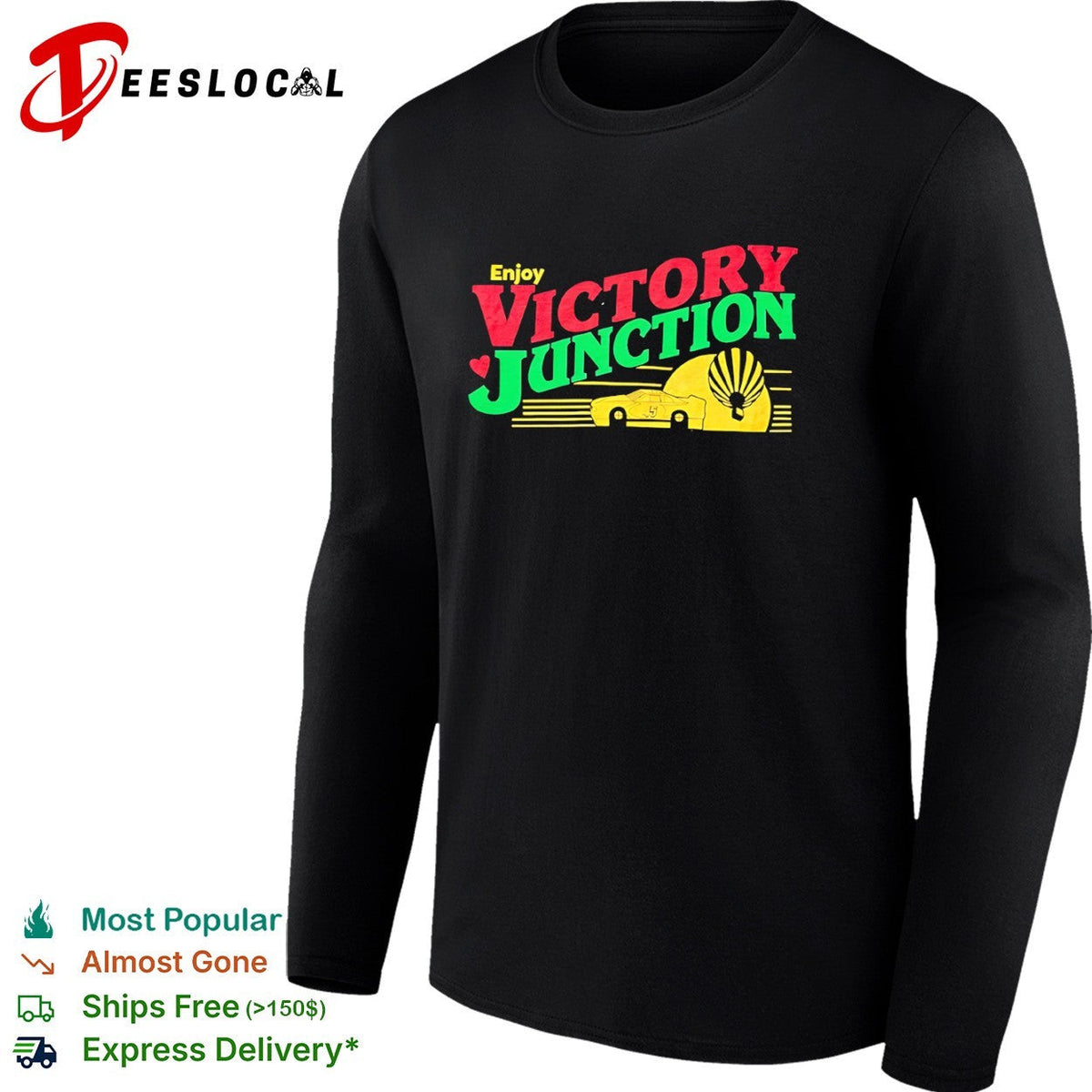 Victory Junction enjoy race car shirt Unisex