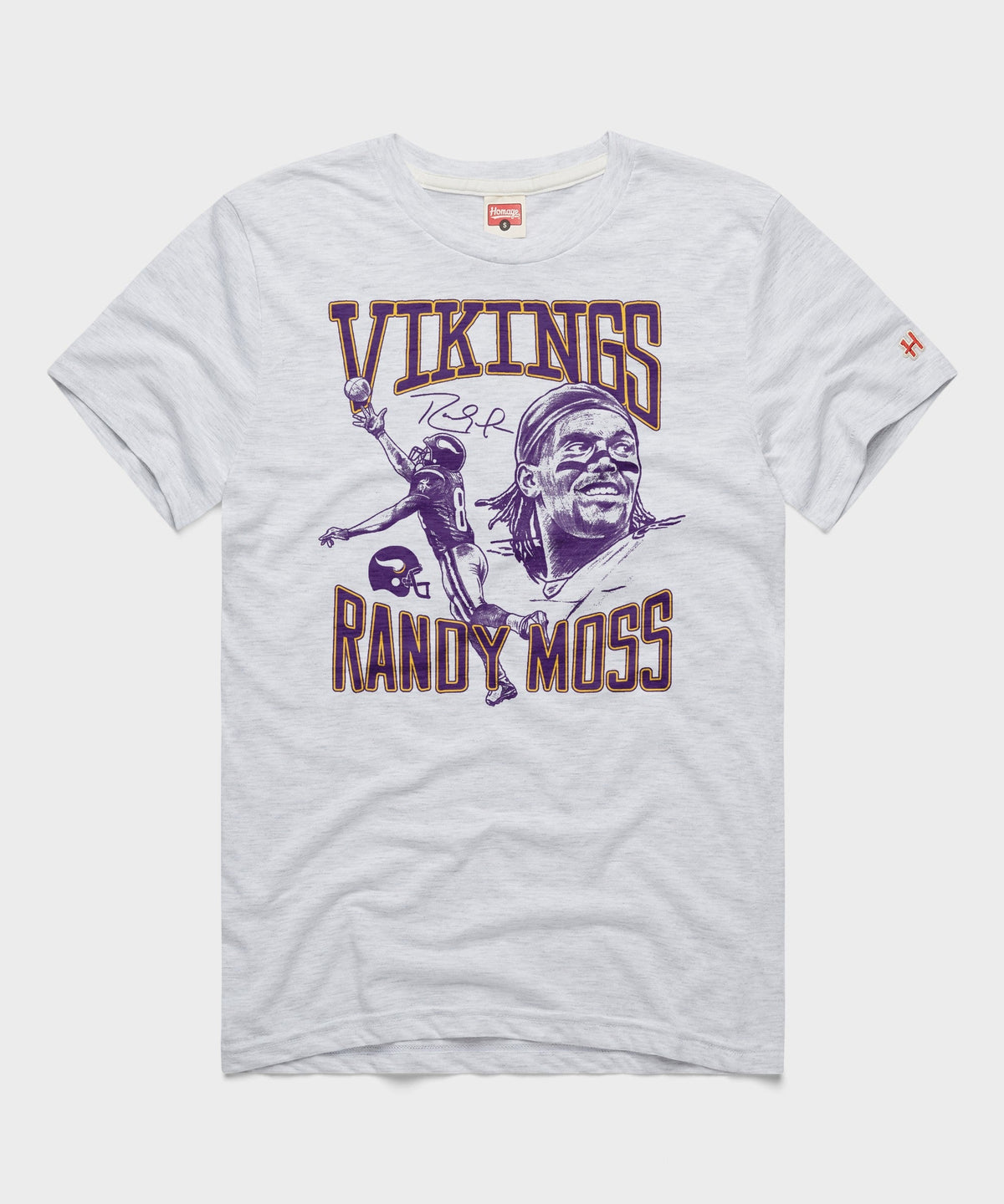 Vikings Randy Moss Signature Portrait Unisex