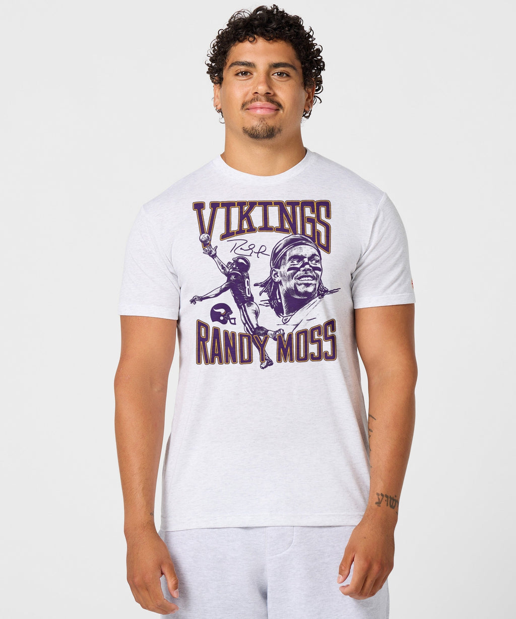 Vikings Randy Moss Signature Portrait Unisex