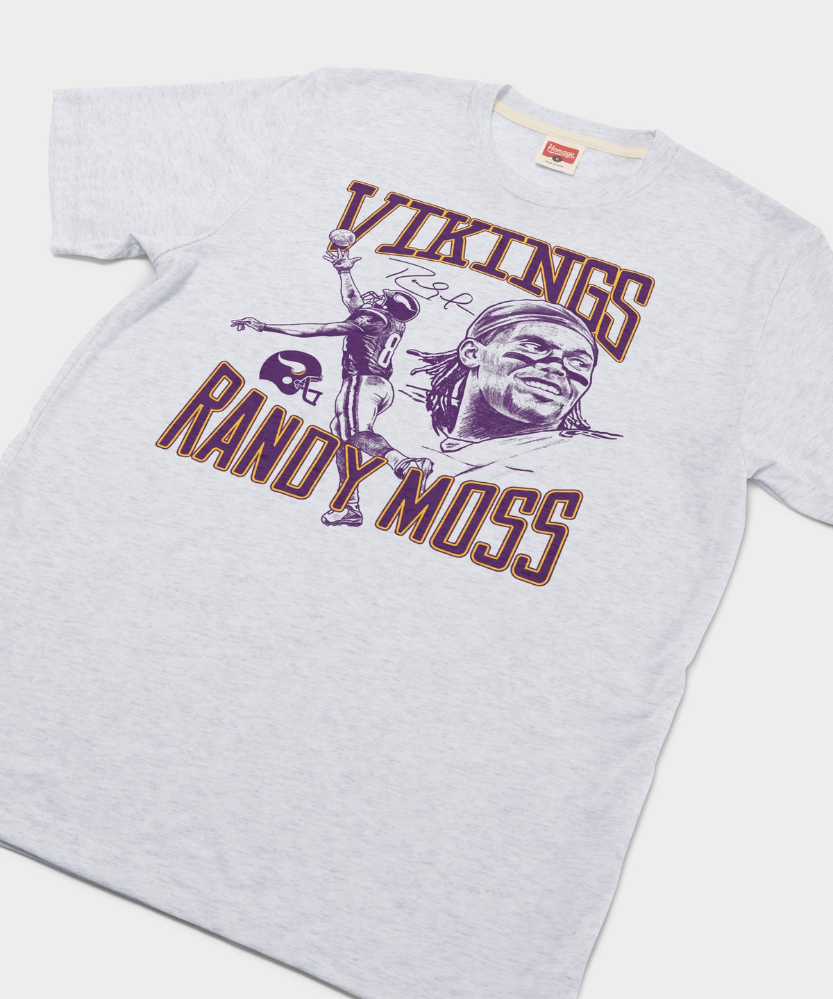 Vikings Randy Moss Signature Portrait Unisex