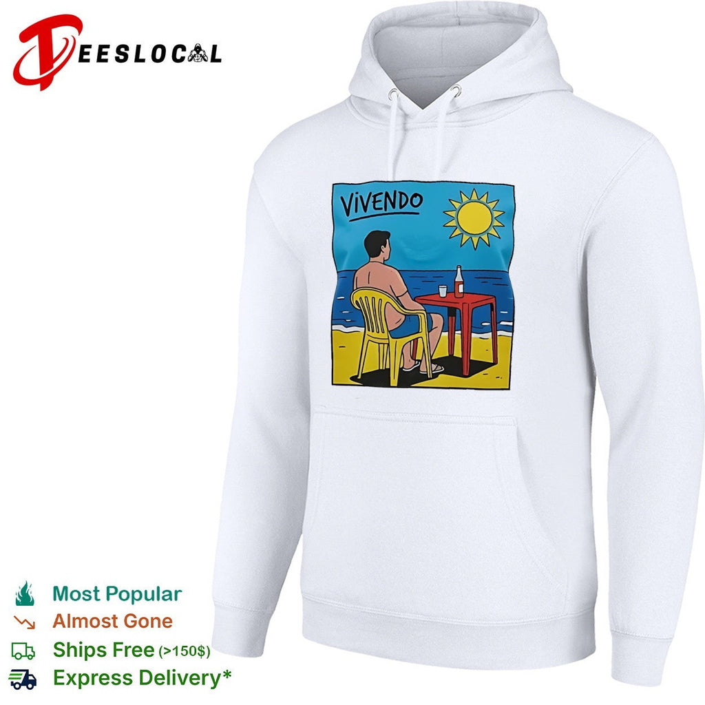 Vivendo Beach Summer Scene Aesthetic Leisure shirt Unisex