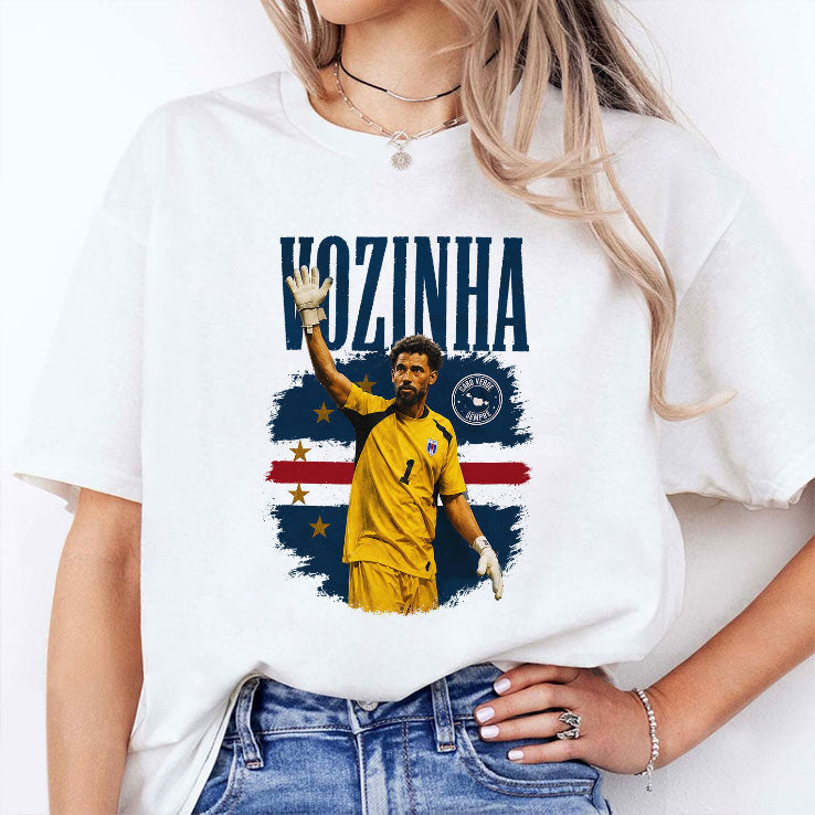 Vozinha Cabo Verde Goalkeeper T Shirt Unisex