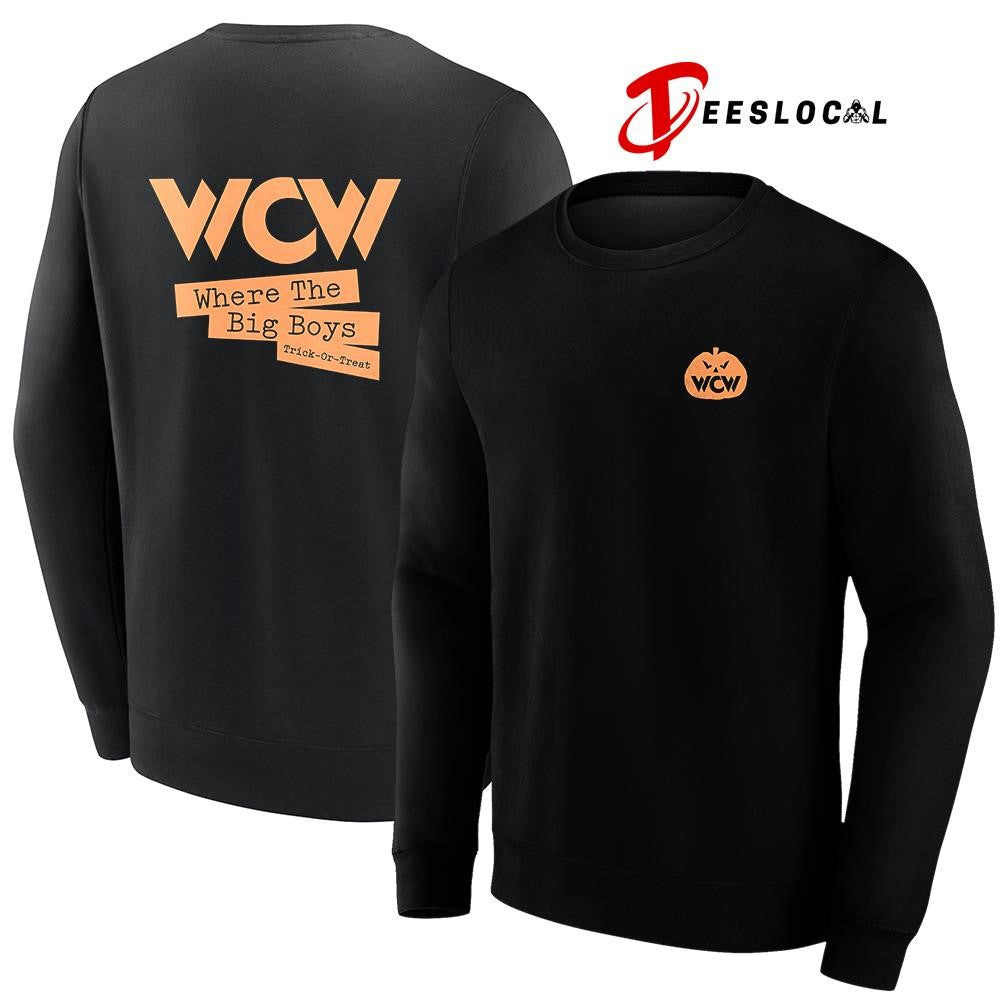 WCWHalloweenwherethebigboystrickortreatgraphicshirt Unisex