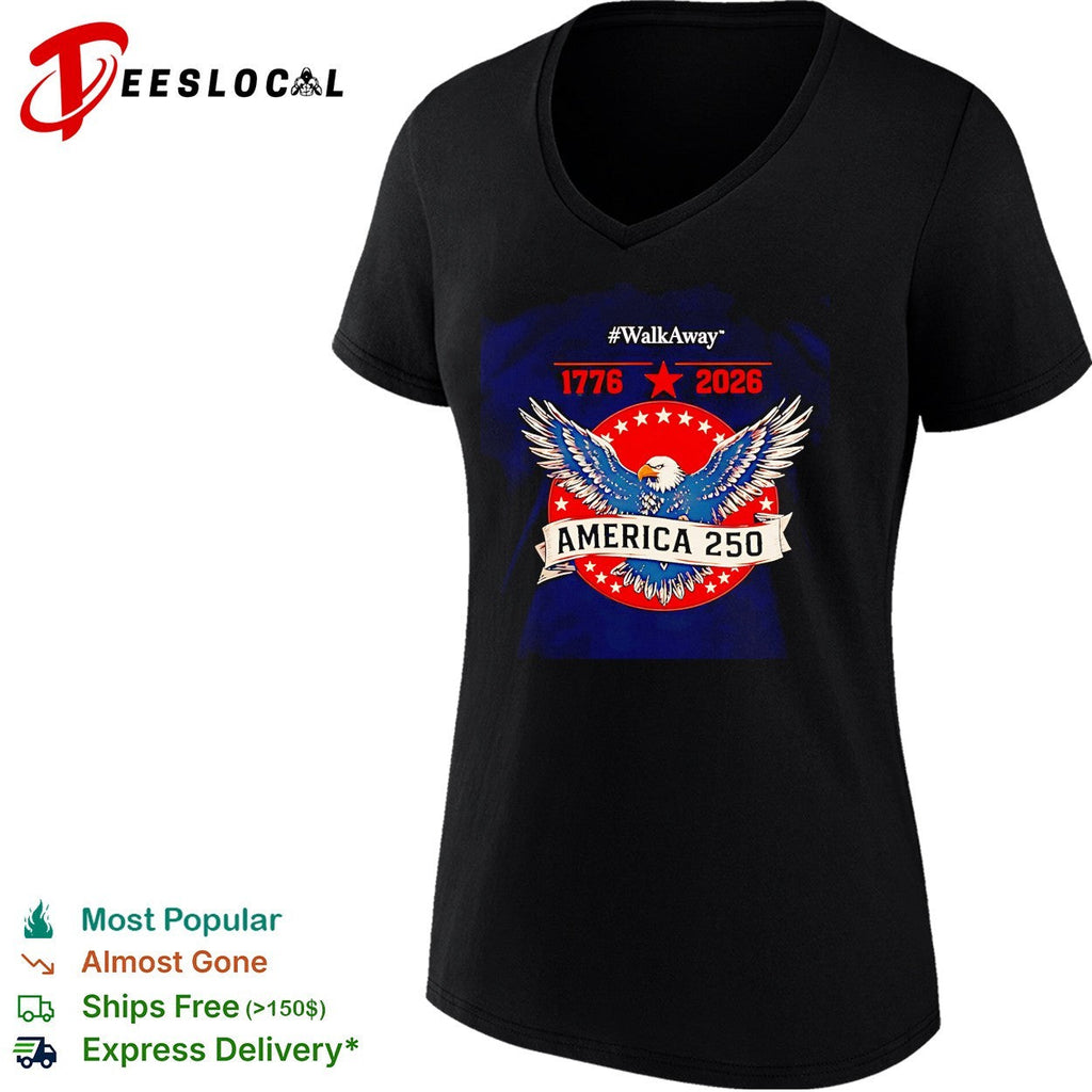 WalkAway America 250 1776 2026 Patriotic Eagle vintage shirt Unisex