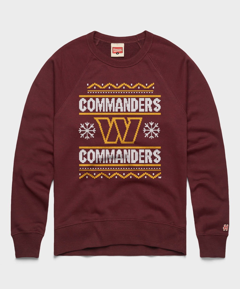 Washington Commanders Holiday Crewneck Unisex