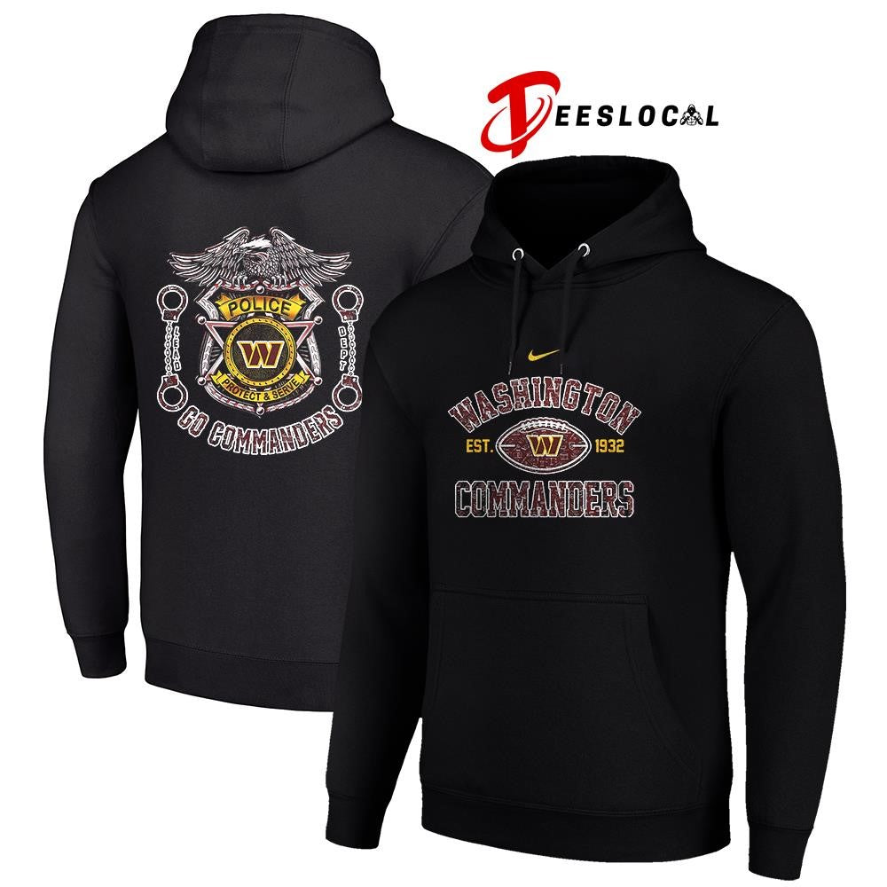 Washington Commanders law enforcement tribute protect and serve logo shirt Unisex