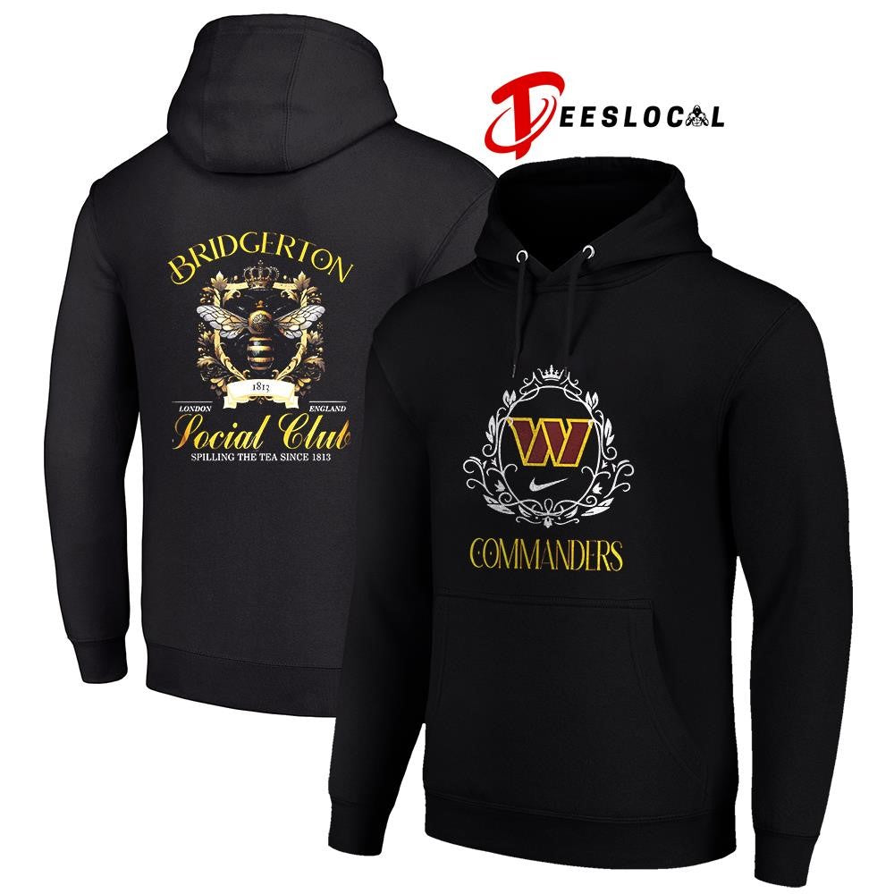 Washington Commanders x Bridgerton social club spilling the tea since 1812 graphic shirt Unisex