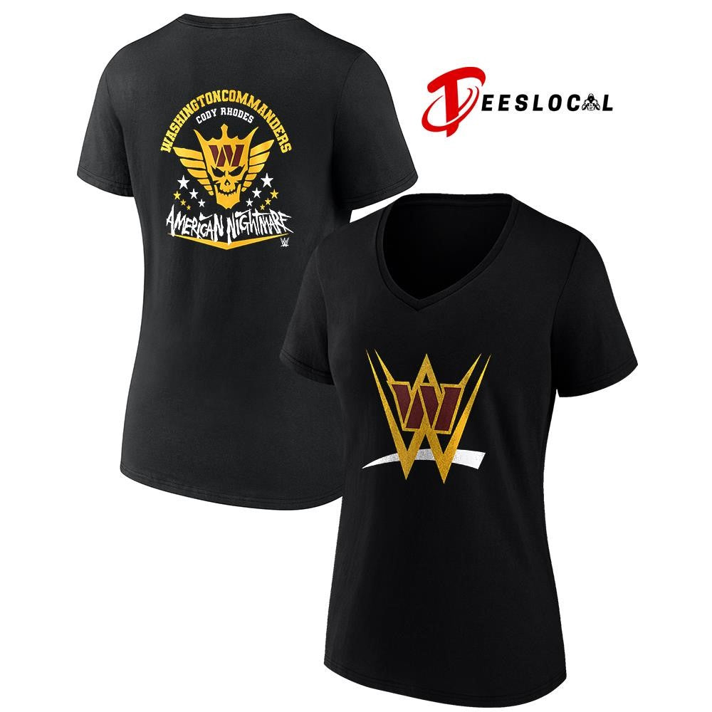 Washington Commanders x Cody Rhones American nightmare logo shirt Unisex