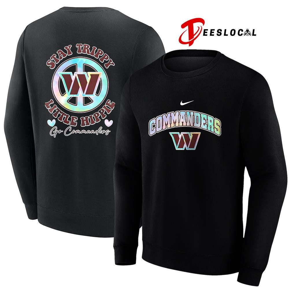 Washington Commanders x stay trippy little Hippie logo shirt Unisex