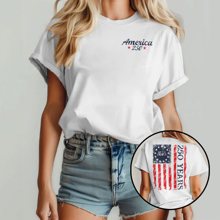 We The People 250 Years America 250 T Shirt Unisex