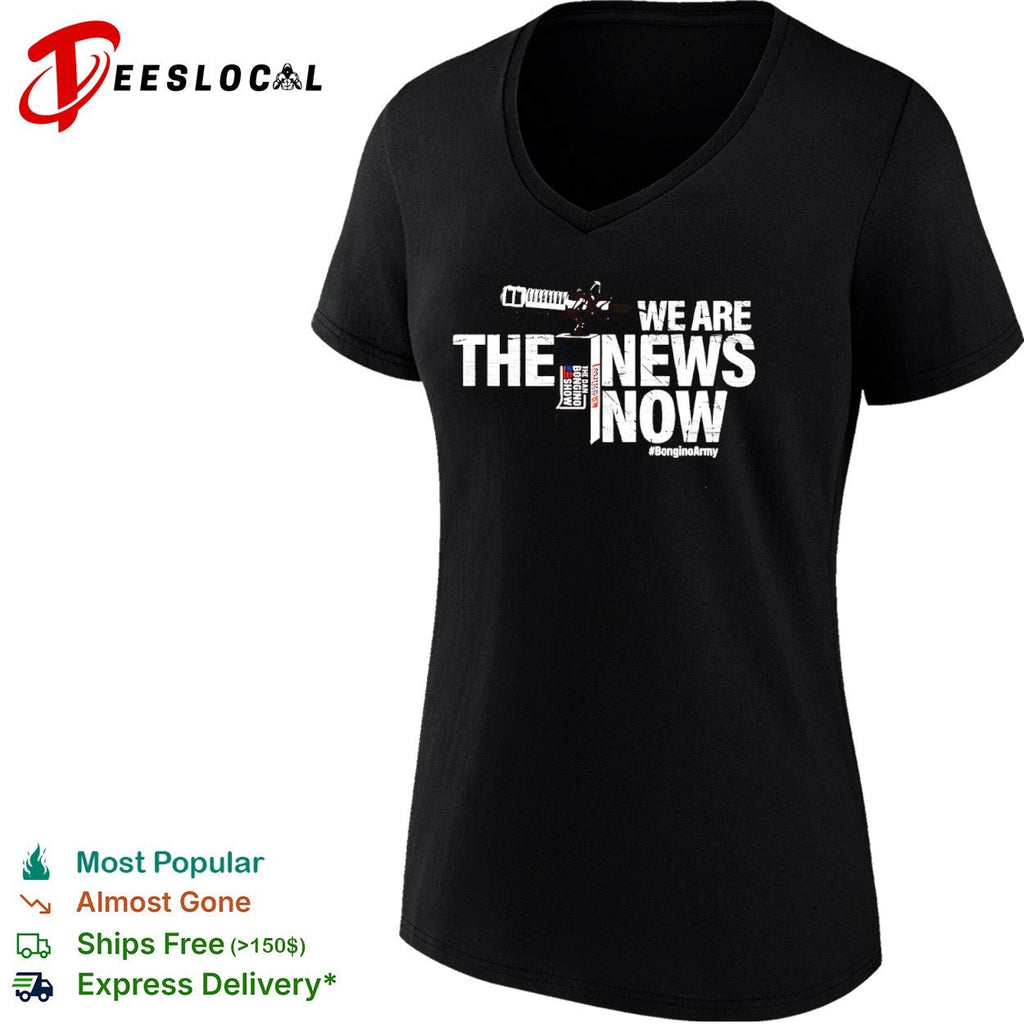 We are the news now the dan bongino show bongino army podcast radio logo shirt Unisex