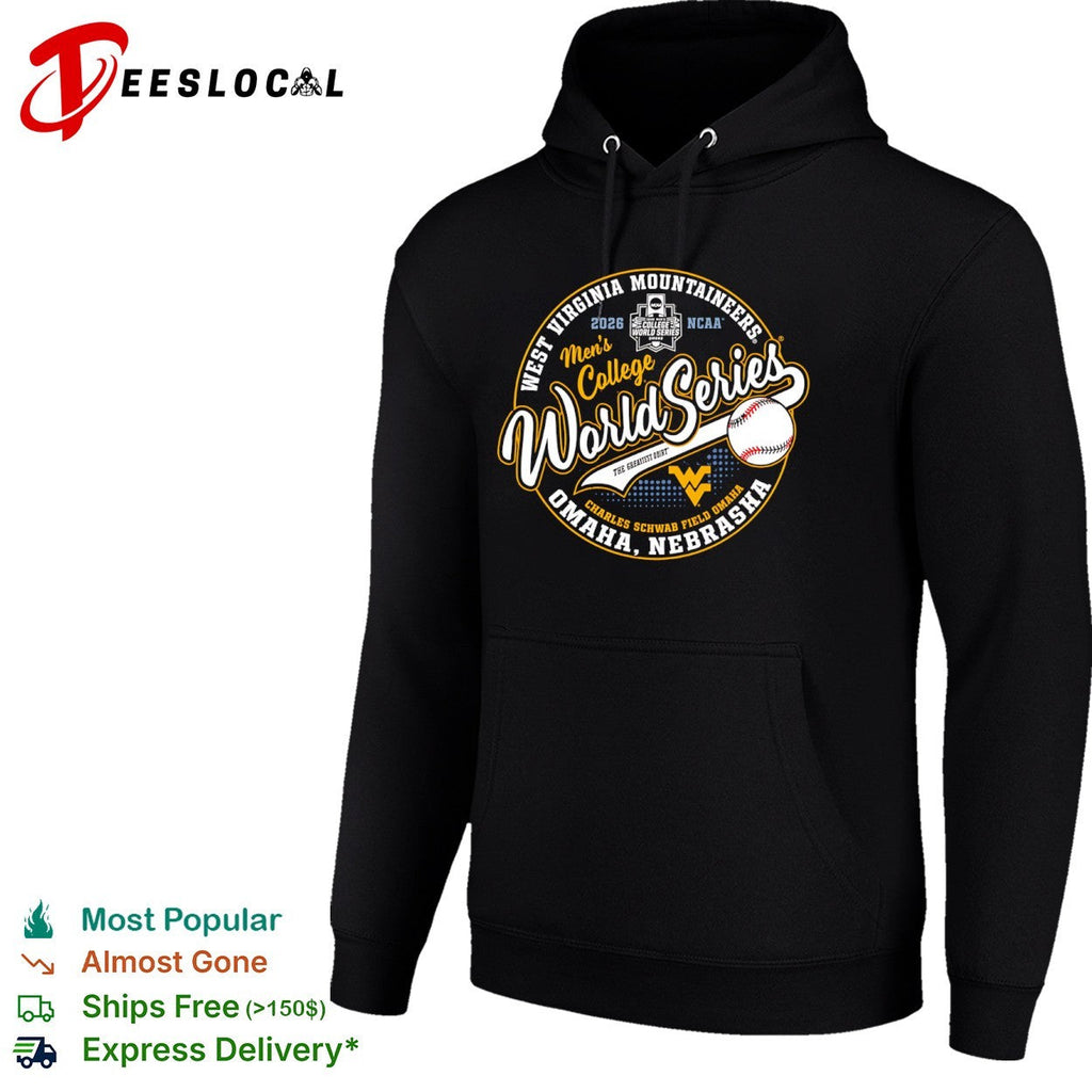 West Virginia Mountaineers 2026 College World Series Omaha Nebraska Logo shirt Unisex