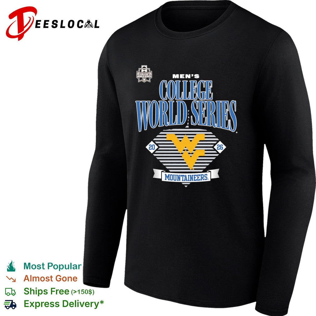 West Virginia Mountaineers 2026 NCAA College World Series Omaha event shirt Unisex