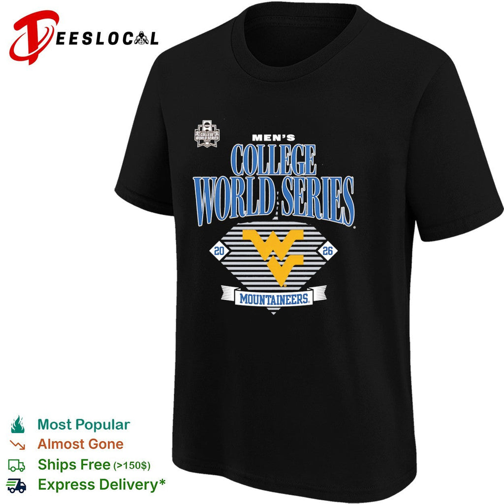 West Virginia Mountaineers 2026 NCAA College World Series Omaha event shirt Unisex