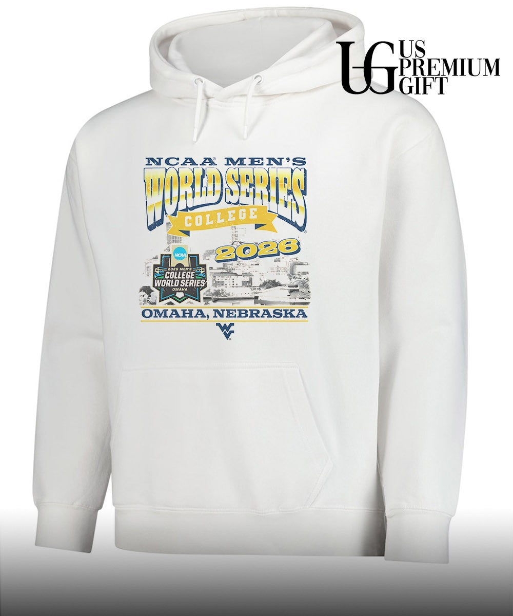 West Virginia Mountaineers 2026 NCAA Men’s baseball world series college skyline Unisex