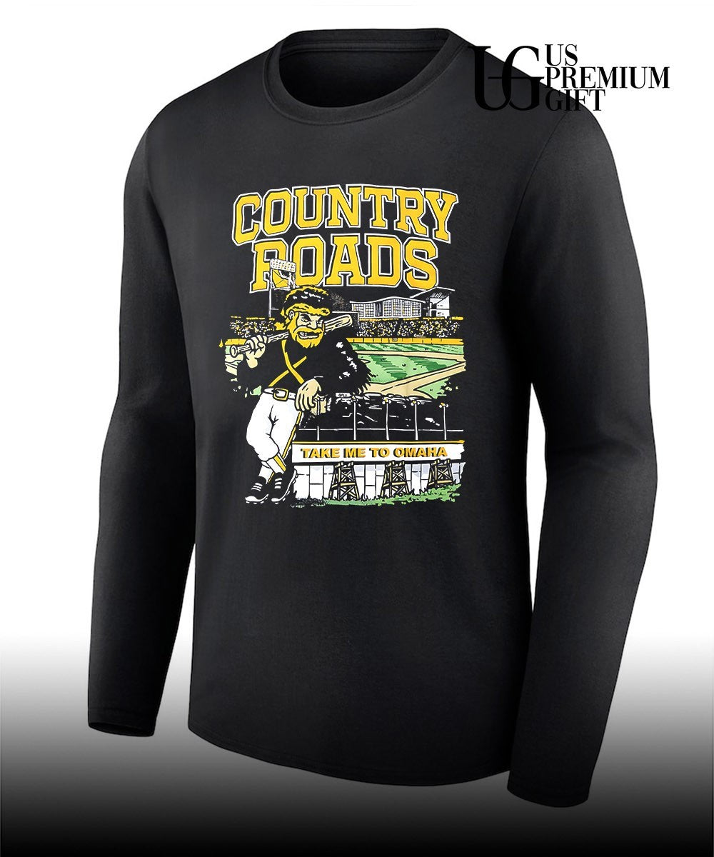 West Virginia Mountaineers Baseball NCAA Country Roads Take Me to Omaha 2026 mascot shirt Unisex
