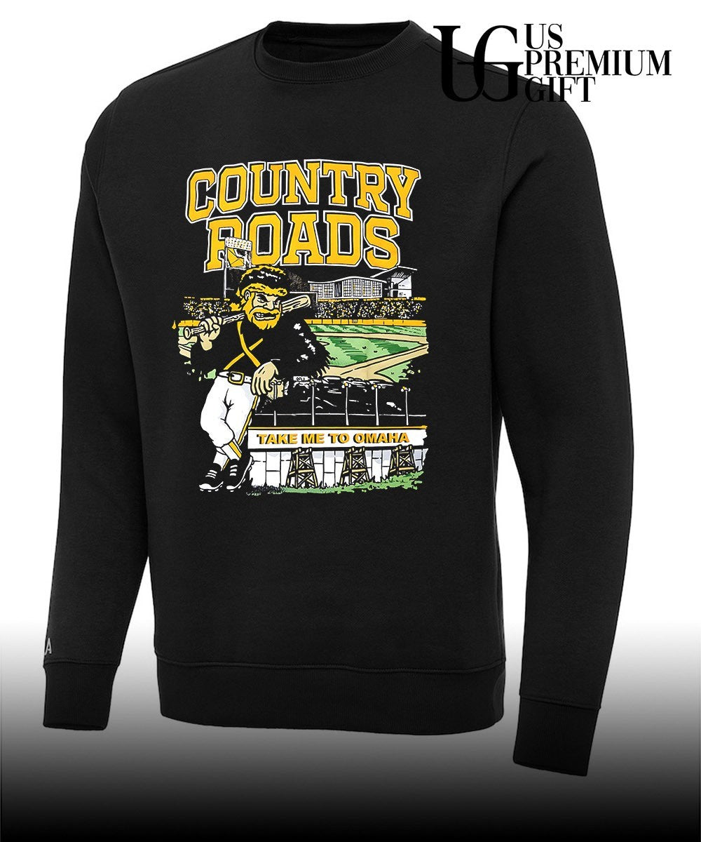 West Virginia Mountaineers Baseball NCAA Country Roads Take Me to Omaha 2026 mascot shirt Unisex
