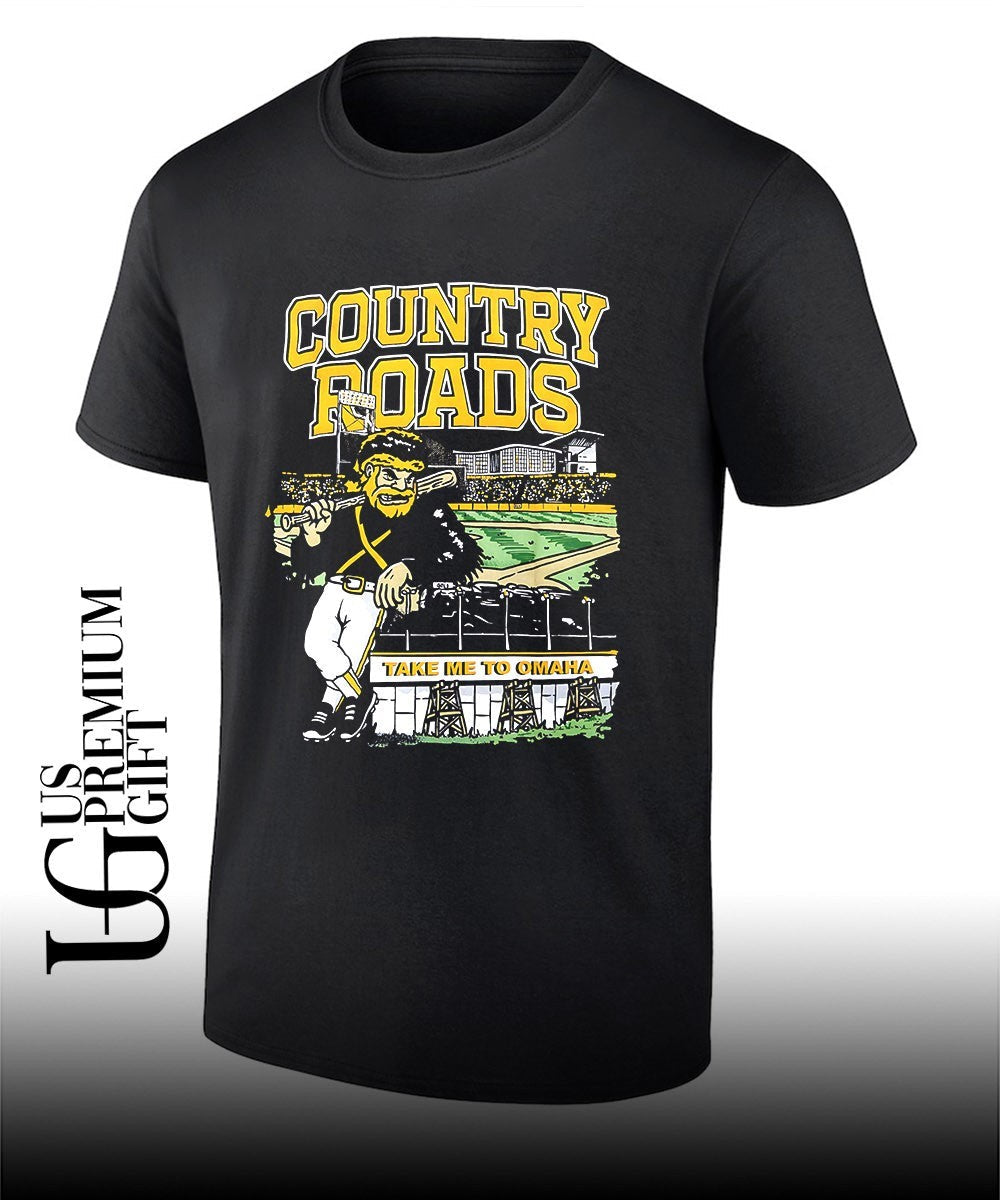 West Virginia Mountaineers Baseball NCAA Country Roads Take Me to Omaha 2026 mascot shirt Unisex