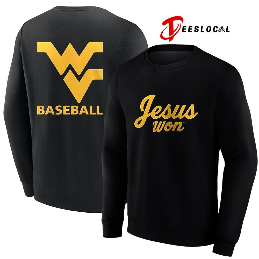 West Virginia Mountaineers Jesus won logo shirt Unisex