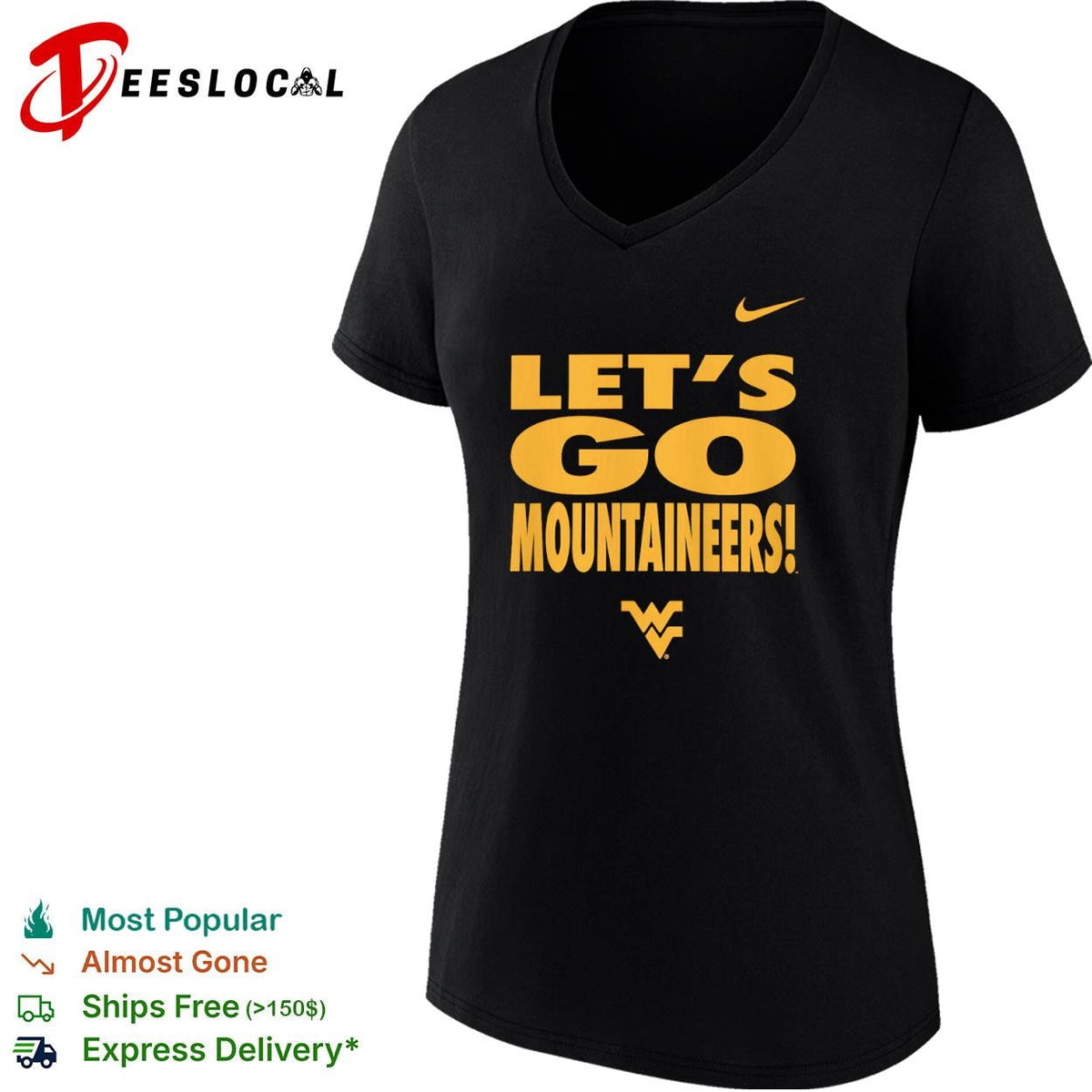 West Virginia Mountaineers Let s go Mountaineers shirt Unisex