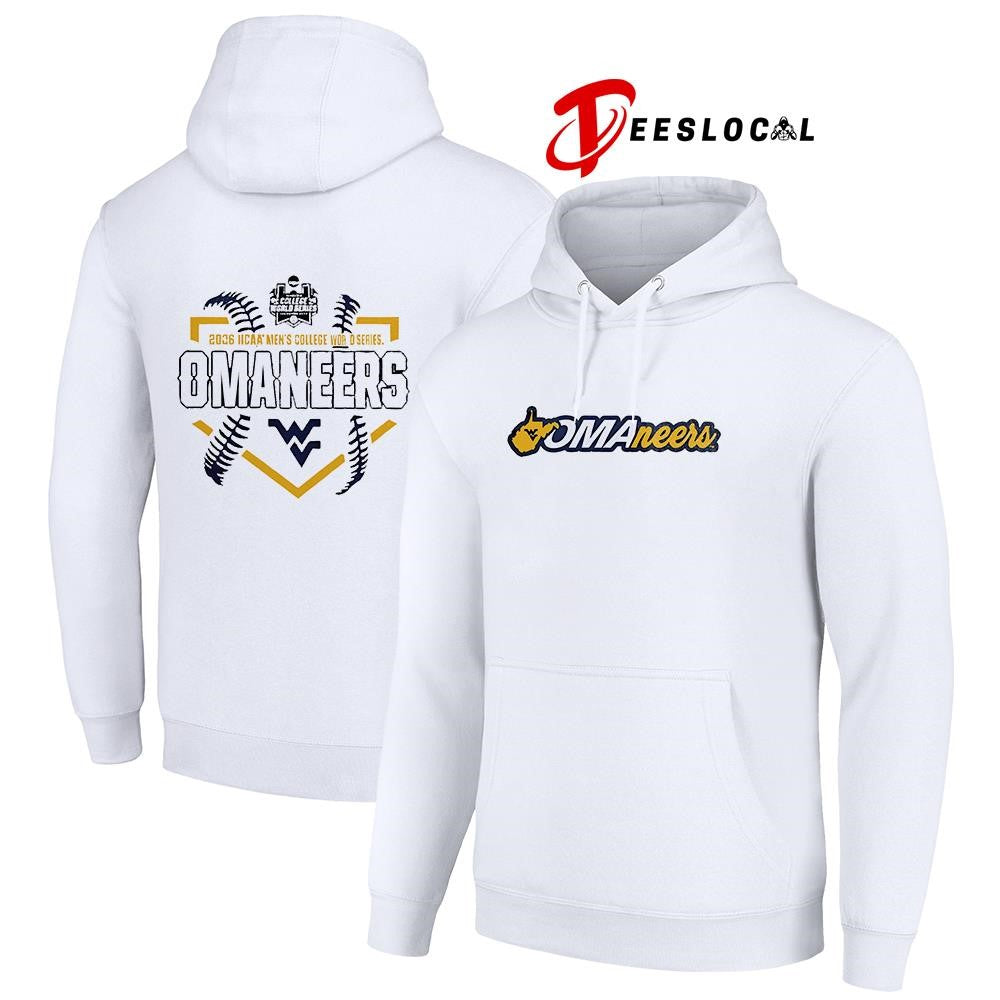 West Virginia Mountaineers NCAA baseball me’s college world series Omaneers logo shirt Unisex