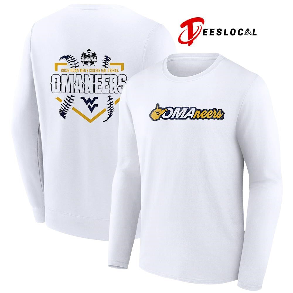 West Virginia Mountaineers NCAA baseball me’s college world series Omaneers logo shirt Unisex