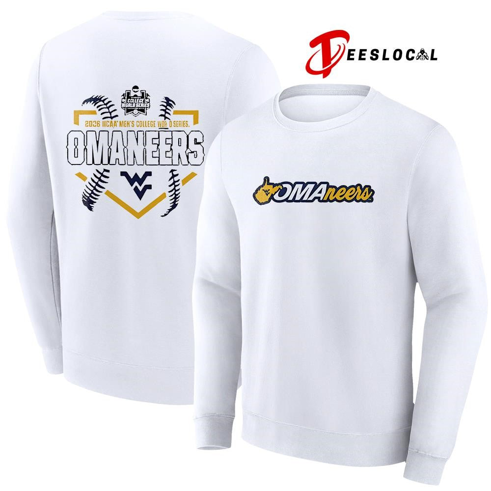 West Virginia Mountaineers NCAA baseball me’s college world series Omaneers logo shirt Unisex