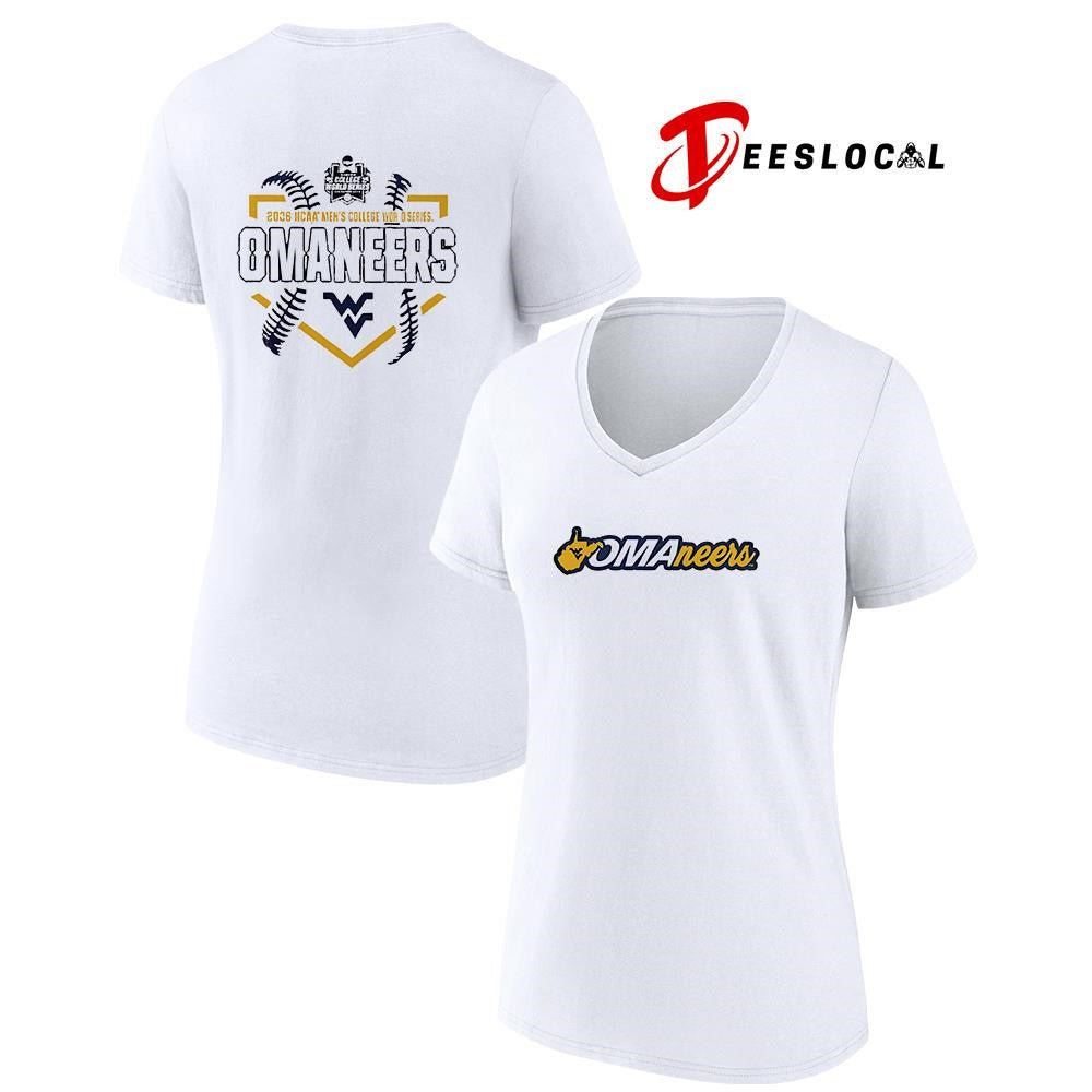West Virginia Mountaineers NCAA baseball me’s college world series Omaneers logo shirt Unisex