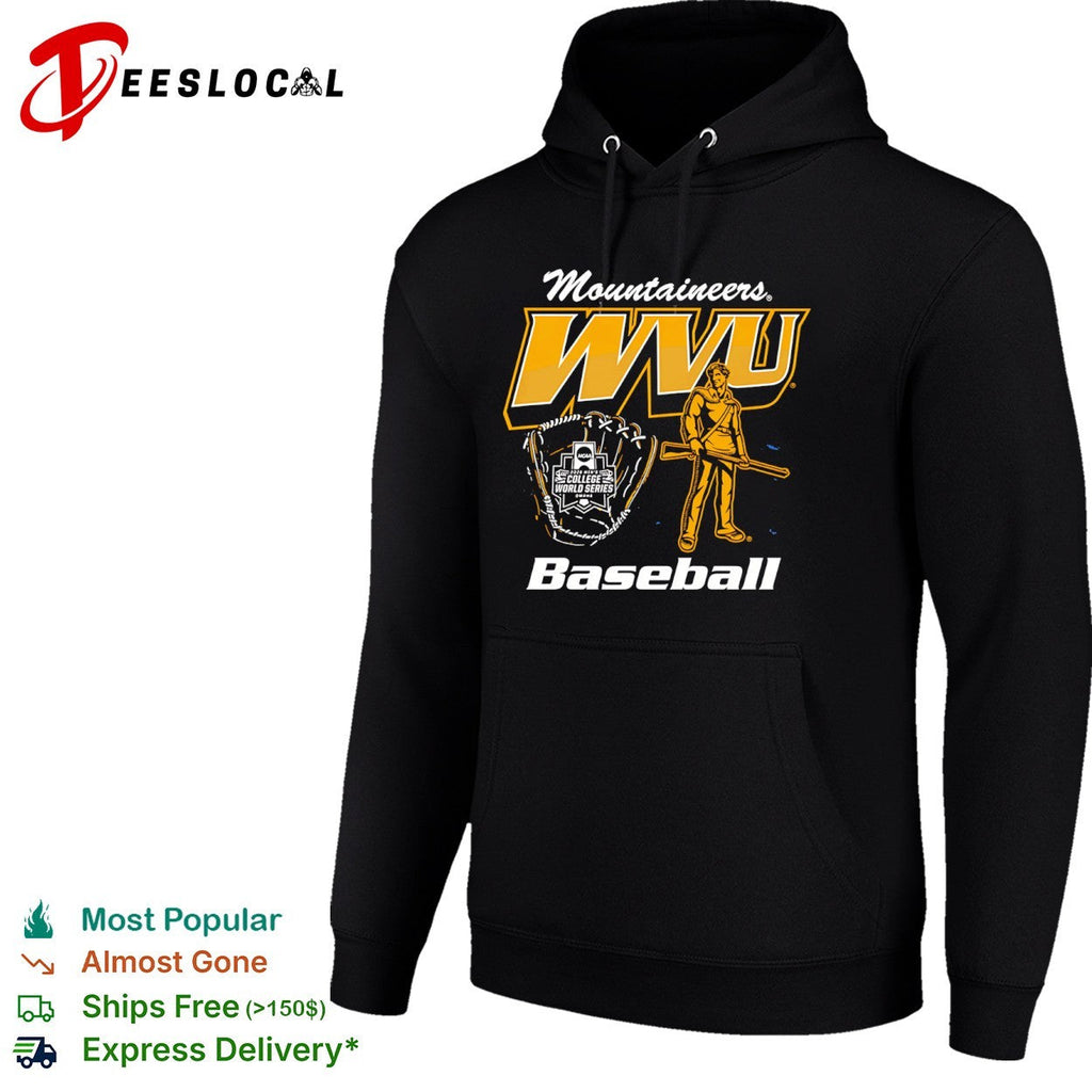 West Virginia Mountaineers University 2026 Mens College World Series Baseball shirt Unisex