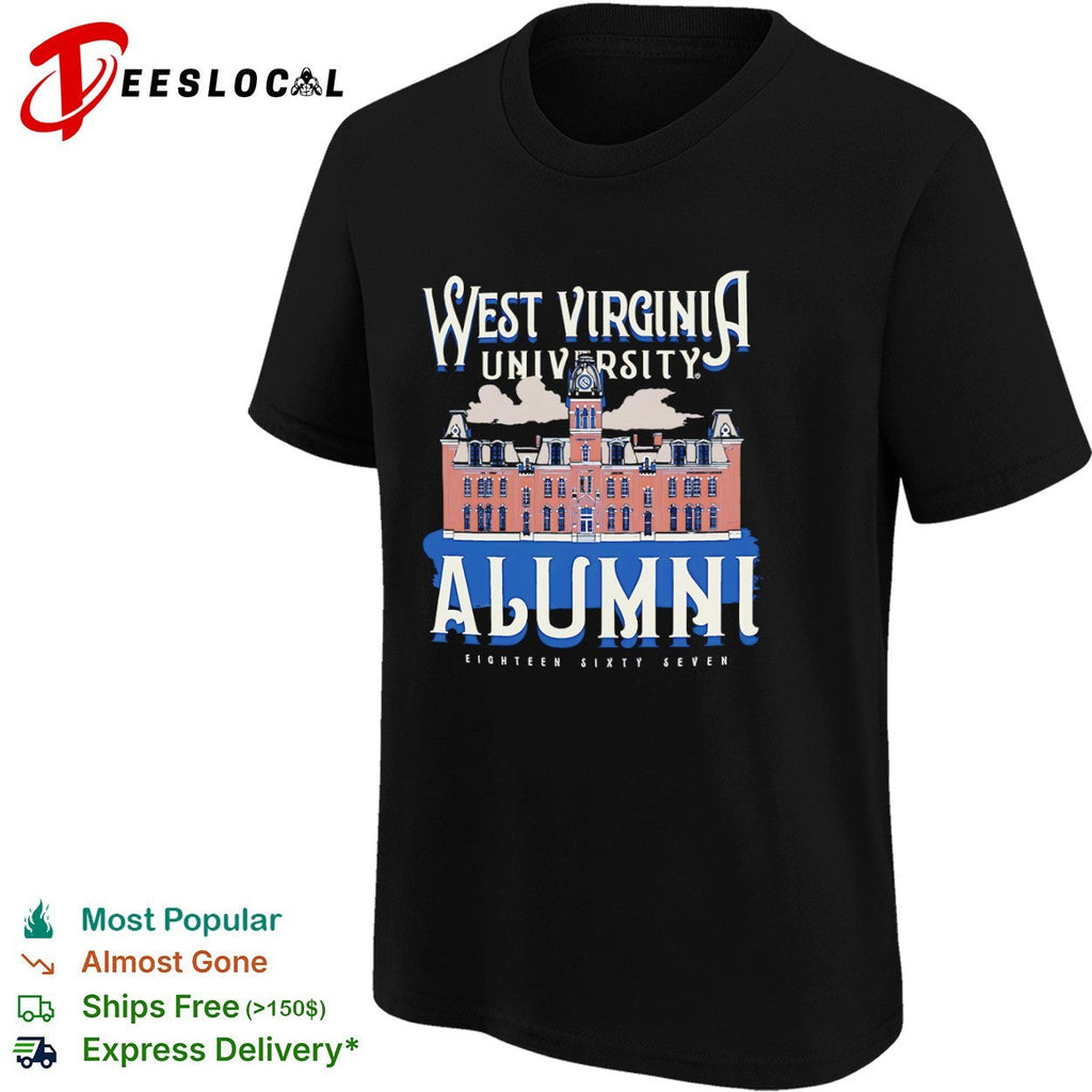 West Virginia University Alumni Eighteen Sixty Seven Woodburn Hall College shirt Unisex