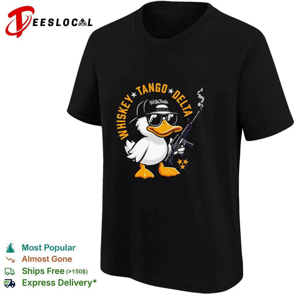 Whiskey Tango Delta duck We the People cool cap shirt Unisex