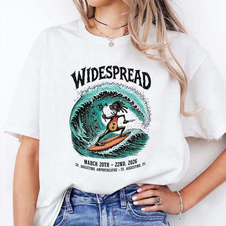 Widespread March 20th-22nd 2026 St Augustine Amphitheatre Shirt Unisex